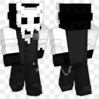 black minecraft skin